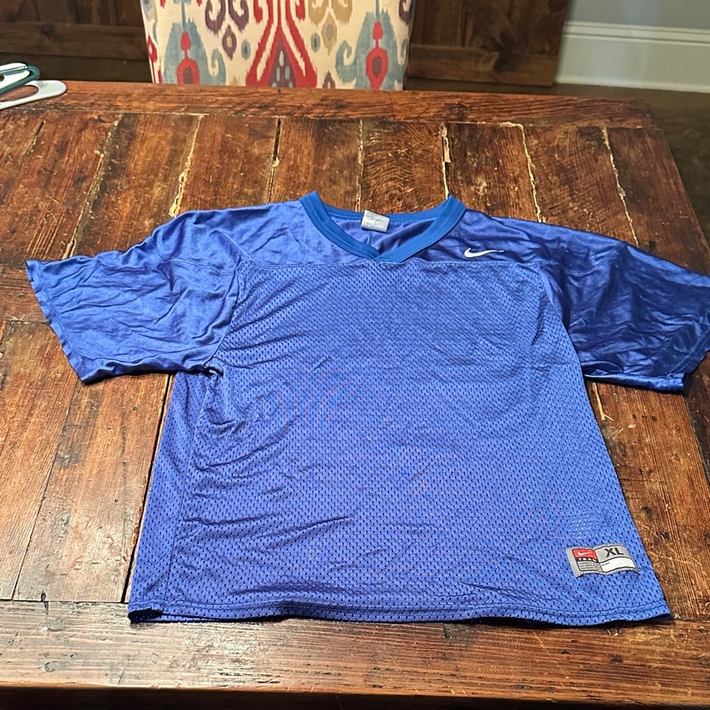 Nike Royal Blue Mesh Tee Boys XL